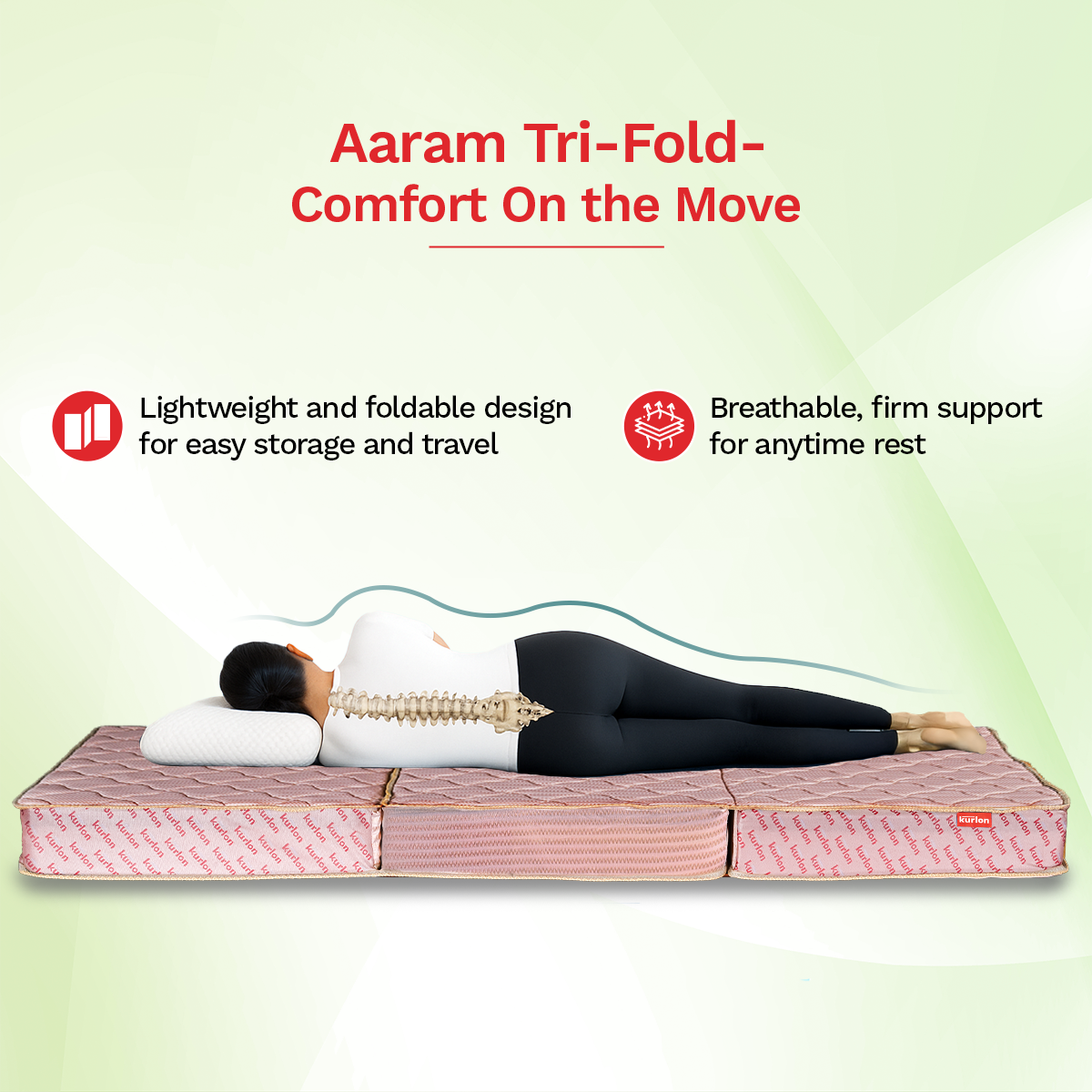 Aaram Trifold Mattress